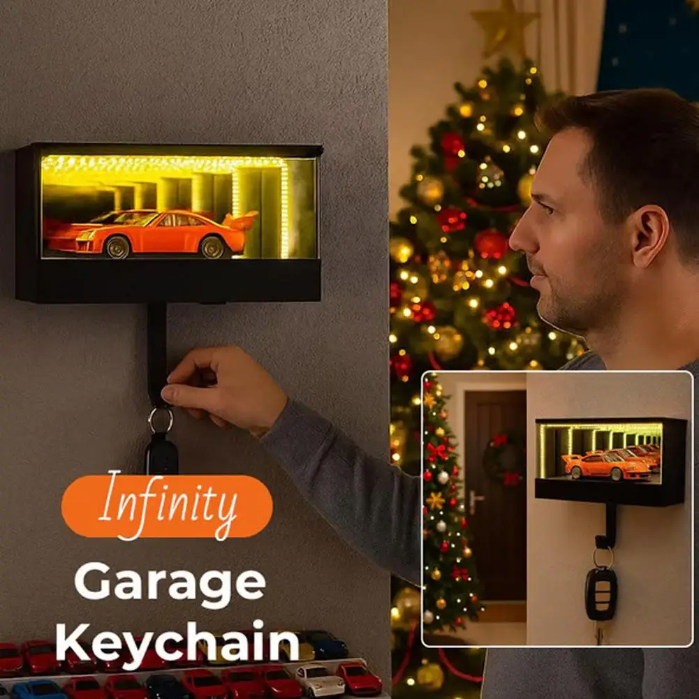 GarageKey – Wieszak na Klucze z Podświetleniem LED